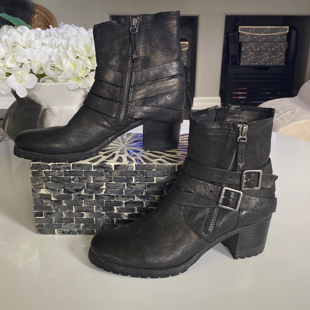 Moto Style Ankle Boots